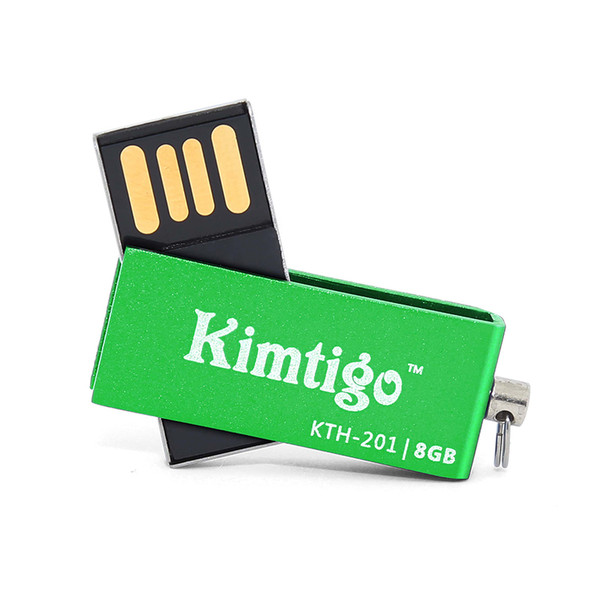 Kimtigo Himalayas KTH-201 8GB 8ГБ USB 2.0 Зеленый USB флеш накопитель