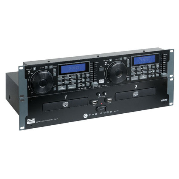 DAP-Audio CORE CDMP-2200 HiFi CD player Schwarz, Grau
