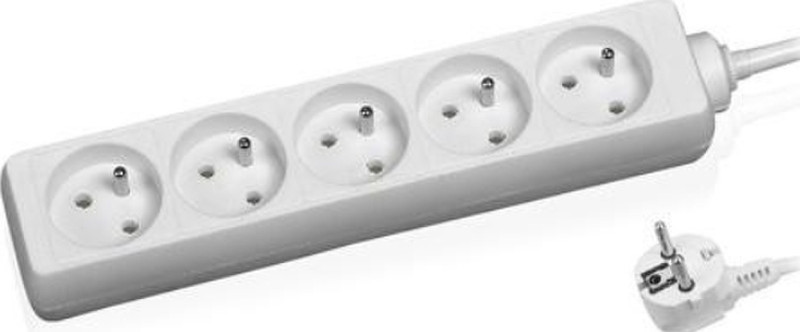 ECG KP 5050 5AC outlet(s) 5m White surge protector