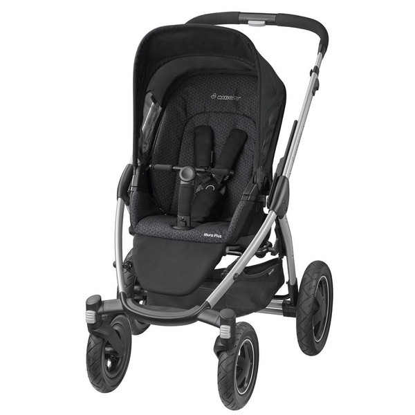 Maxi-Cosi Mura 4 Plus Traditional stroller 1место(а) Черный, Нержавеющая сталь