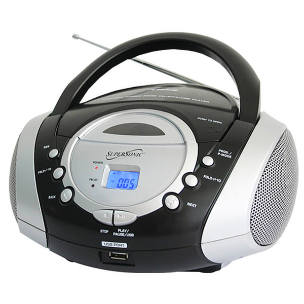 Supersonic SC-508 Portable CD player Silber
