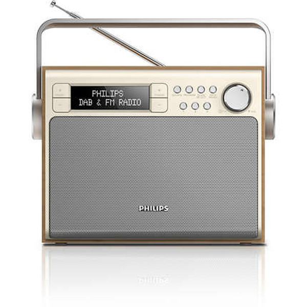 Philips Портативный Цифровой Металлический, Деревянный радиоприемник