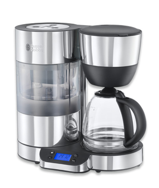 Russell Hobbs 20770-56 Drip coffee maker 10cups Black,Stainless steel,Transparent coffee maker