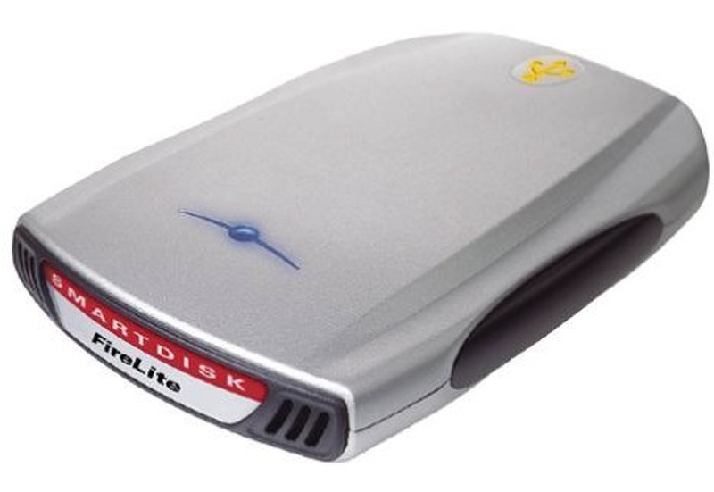 Smartdisk FireLite FireWire 800 Portable 80GB HDD 80GB Silver external hard drive