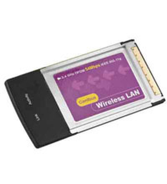 Wentronic WLAN PCMCIA 54Mbps Внутренний 54Мбит/с сетевая карта