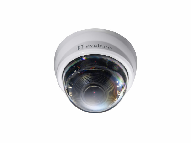 LevelOne FCS-4301 IP security camera Dome Черный, Белый