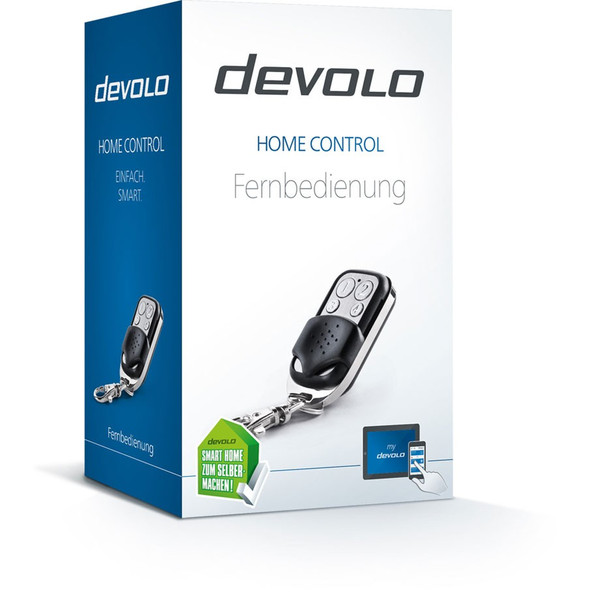 Devolo Key-Fob Switch Z-Wave Черный, Cеребряный контроллер освещения для умного дома