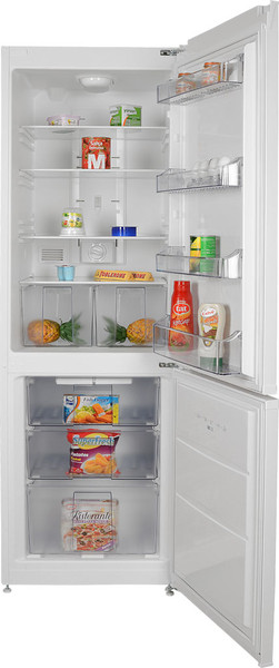 ECG ERB 21853 WNA+ Отдельностоящий 231л 87л A+ Белый холодильник с морозильной камерой
