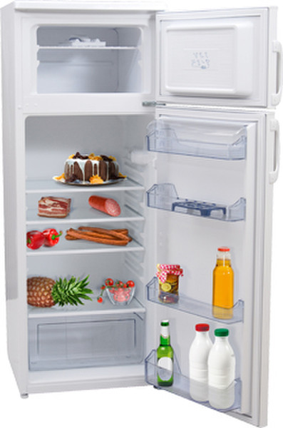 ECG ERD 21440 WA+ Отдельностоящий 187л 40л A+ Белый холодильник с морозильной камерой
