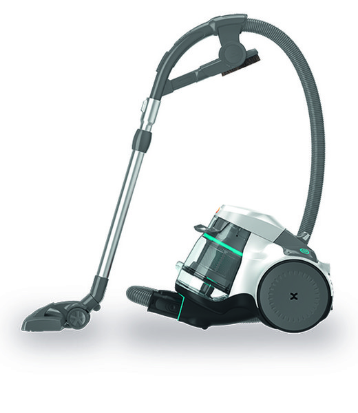 VAX C86-AS-P-E Cylinder vacuum cleaner 2.3L 800W A Grey,Silver,Turquoise