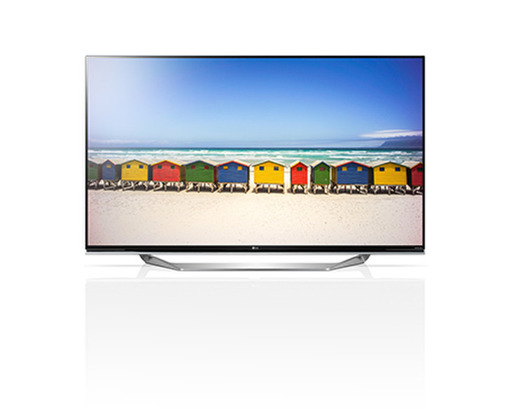 LG 49UF8559 49Zoll 4K Ultra HD 3D Smart-TV WLAN Silber LED-Fernseher