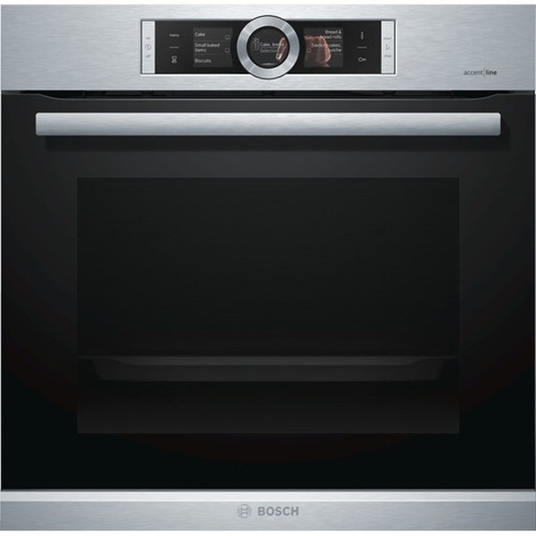 Bosch HBG856XS1 Electric oven 71л A Черный, Нержавеющая сталь