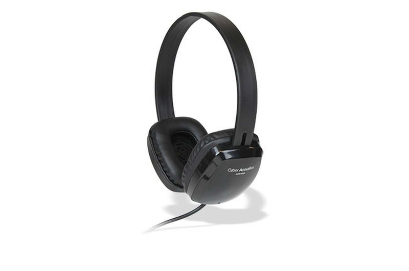 Cyber Acoustics ACM-6004 Supraaural Head-band Black headphone