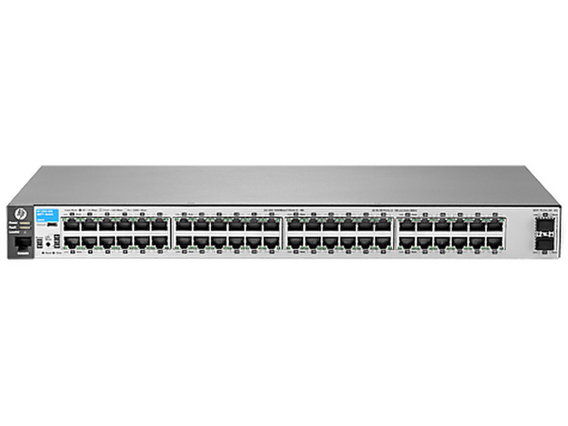 Hewlett Packard Enterprise Aruba 2530 48G 2SFP+ Управляемый L2 Gigabit Ethernet (10/100/1000) 1U Серый