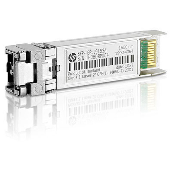 Hewlett Packard Enterprise X132 10G SFP+ LC ER 10000Mbit/s SFP+ 1550nm Einzelmodus Netzwerk-Transceiver-Modul