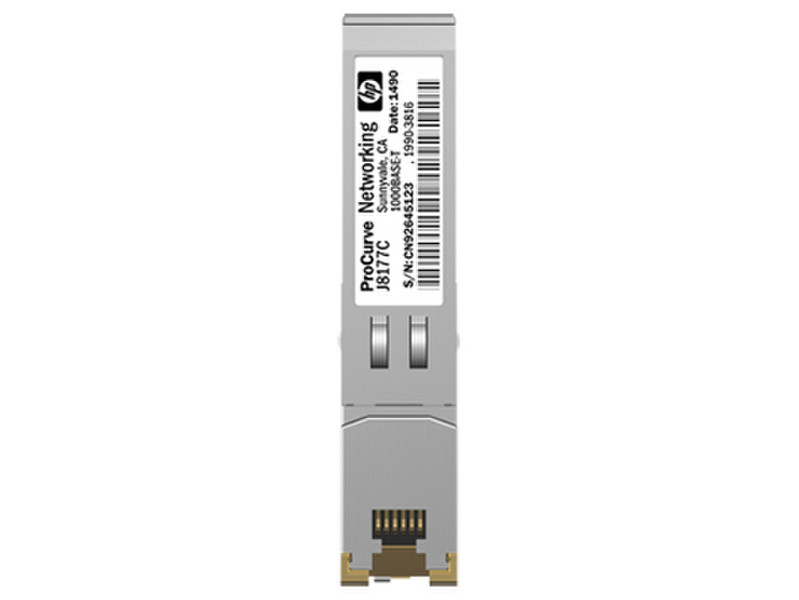 Hewlett Packard Enterprise X121 1G SFP RJ45 T 1000Мбит/с SFP Медный network transceiver module