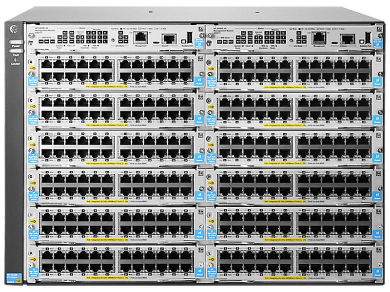 Hewlett Packard Enterprise 5412R zl2 Управляемый L3 Gigabit Ethernet (10/100/1000) 7U Серый