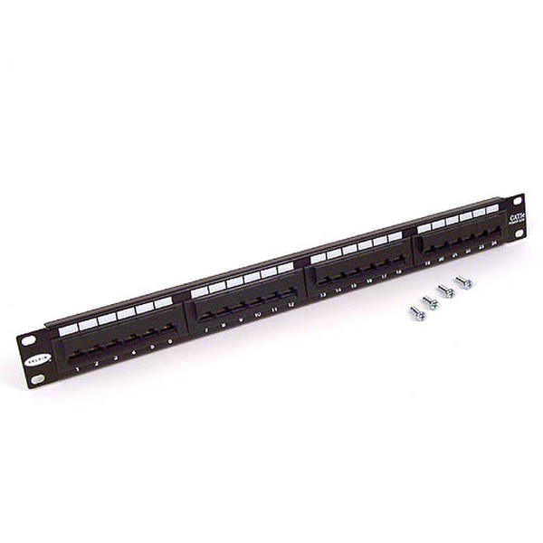 Belkin Angled Patch Panel 568AB 24p Cat5 network equipment chassis