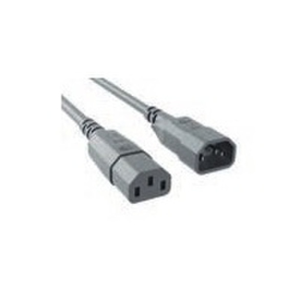 Bachmann 356.900 0.5m C14 coupler C13 coupler Grey power cable