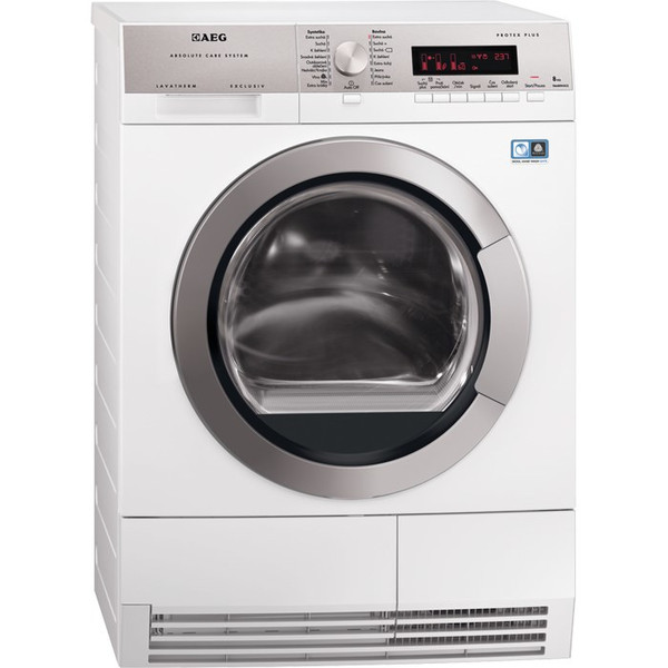 AEG T86589IH3C freestanding Front-load 8kg A++ White