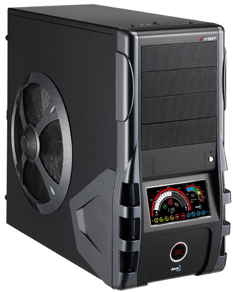 Aerocool V12XT Midi-Tower Black computer case