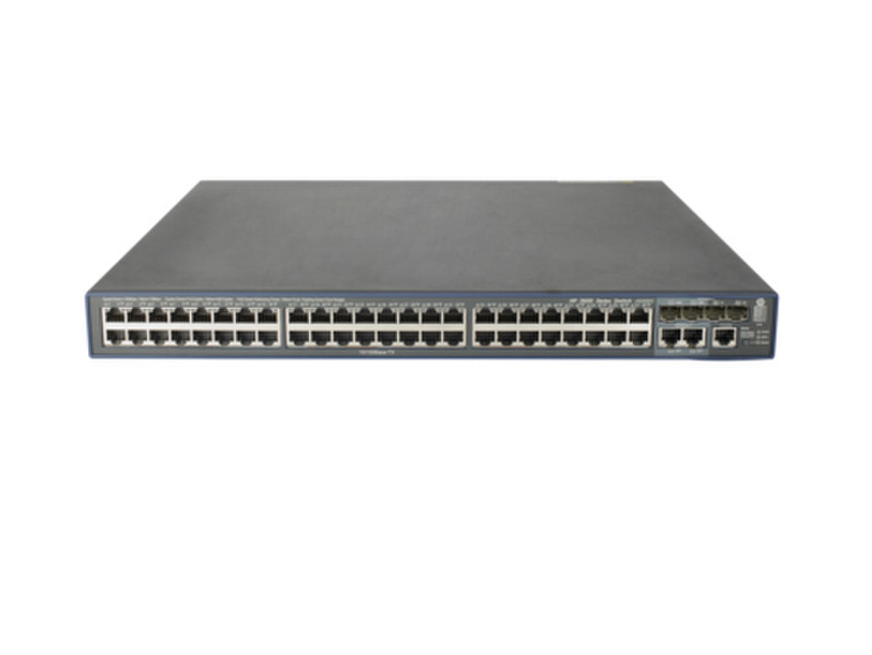 Hewlett Packard Enterprise FlexNetwork 3600 48 PoE+ v2 EI Managed network switch L3 Fast Ethernet (10/100) Power over Ethernet (PoE) 1U Серый