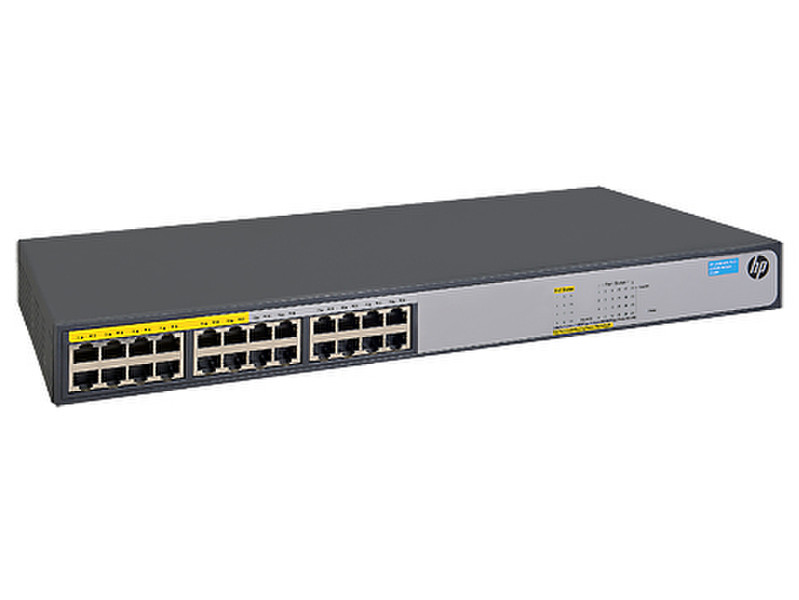 Hewlett Packard Enterprise 1420-24G-PoE+ (124W) Неуправляемый L2 Gigabit Ethernet (10/100/1000) Power over Ethernet (PoE) 1U Серый