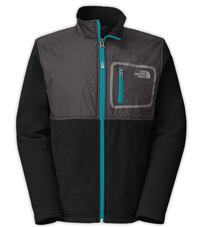 The North Face 888654591033 Jacket L Black,Blue,Charcoal men's outerwear
