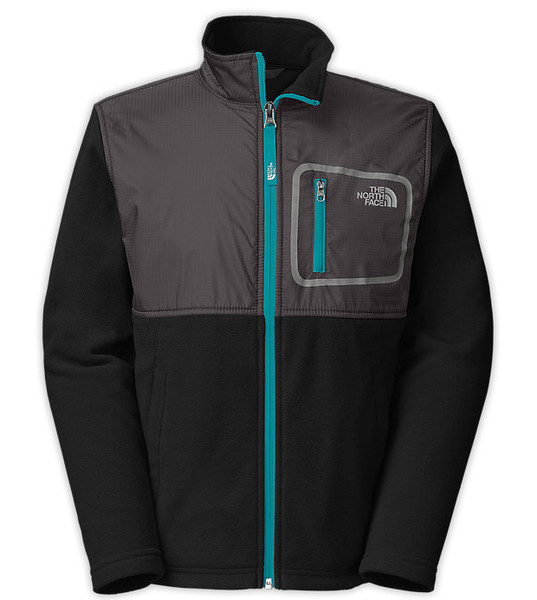 The North Face 888654591033 Jacket L Black,Blue,Charcoal men's outerwear
