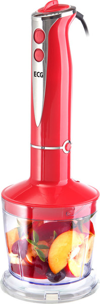ECG RM 993 red Погружной 0.6л 600Вт Красный, Прозрачный блендер