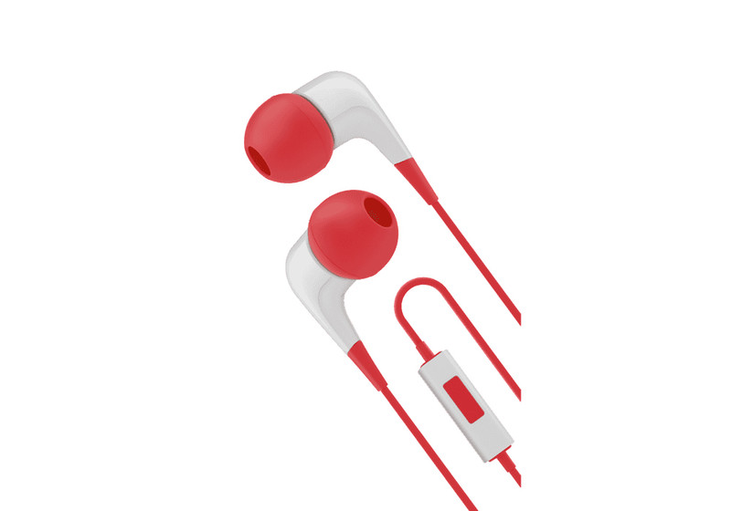 Cygnett 2XS im Ohr Binaural Verkabelt Rot, Weiß