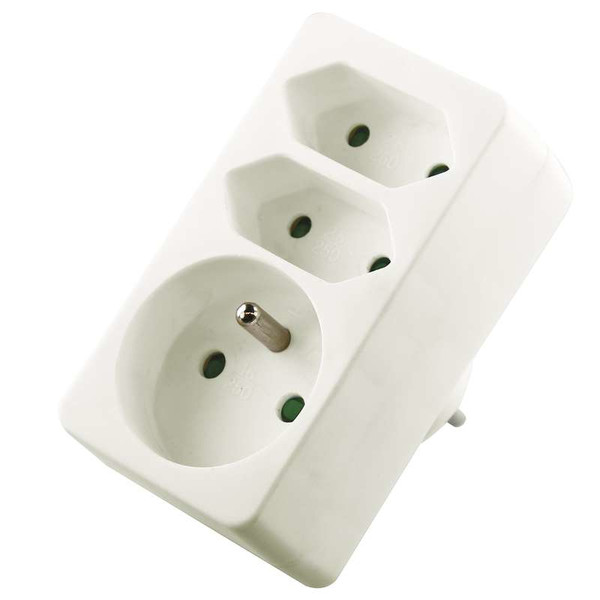 Emos P0025 White socket-outlet