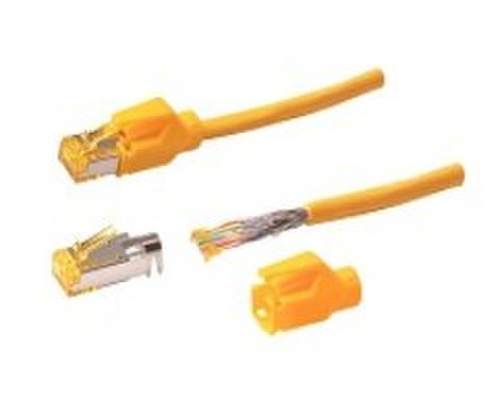 Hirose TM31P-TM-88P(62) Cat6 Yellow networking cable