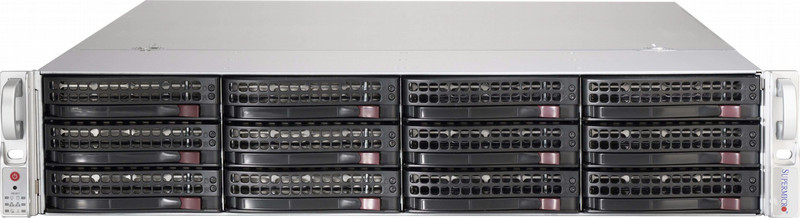 Supermicro 826BE2C-R741JBOD Cтойка 740Вт Черный системный блок