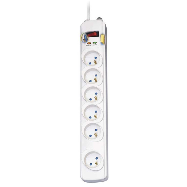 Emos P53895 6AC outlet(s) 250V 1.8m White surge protector