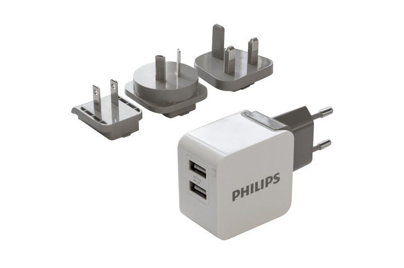 Philips DLP2220/10 Для помещений Белый зарядное для мобильных устройств