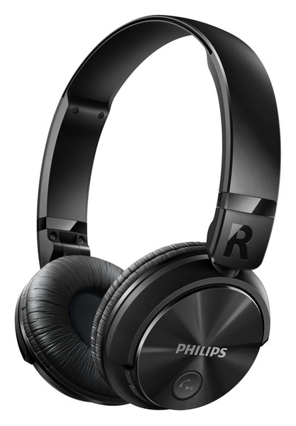 Philips SHB3060BK/27 Оголовье Стереофонический Bluetooth Черный гарнитура мобильного устройства