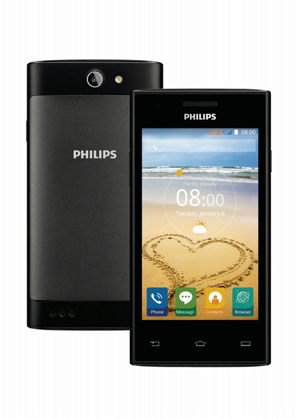 Philips CTS309BK/94 Black smartphone