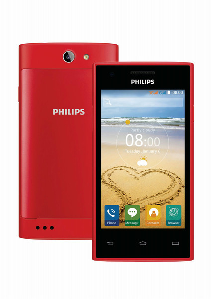 Philips CTS309RD/94 Red smartphone