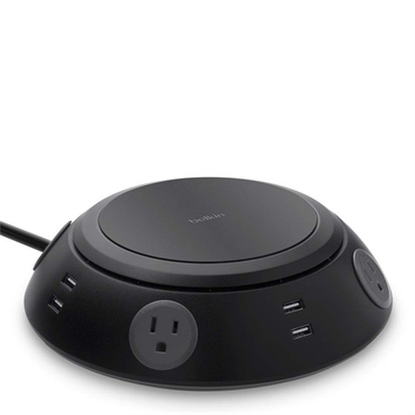 Belkin B2E031TT06-BLK 4AC outlet(s) Schwarz Spannungsschutz