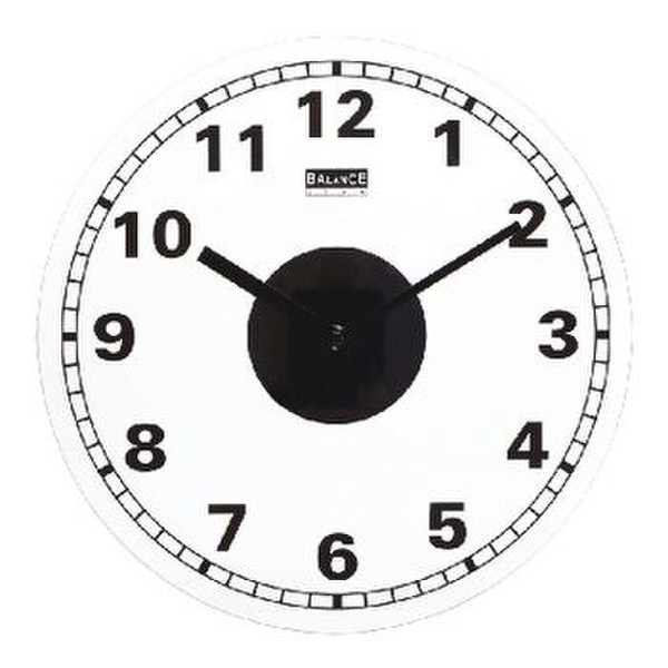 Balance 776187 Quartz wall clock Circle White wall clock