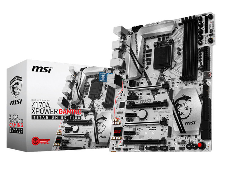 MSI Z170a Xpower Gaming Titanium Edition Intel Z170 LGA 1151 (Socket H4) ATX motherboard