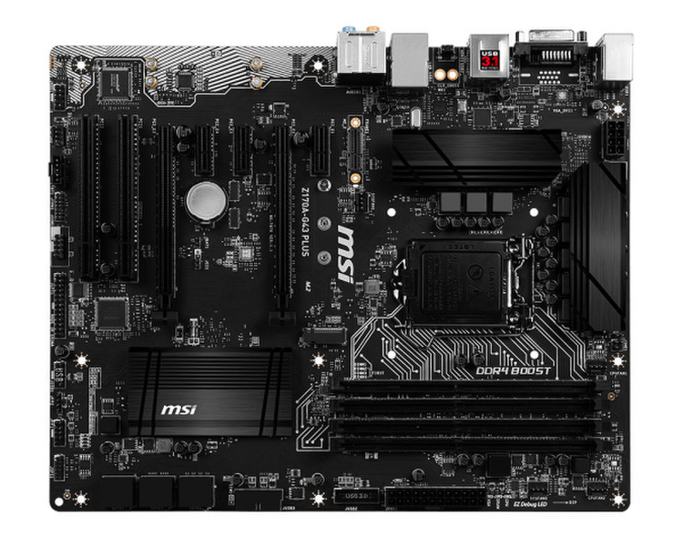MSI Z170A-G43 PLUS Intel Z170 LGA1151 ATX motherboard