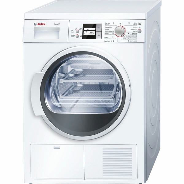 Bosch WTS86501GB freestanding Front-load 7kg B White tumble dryer