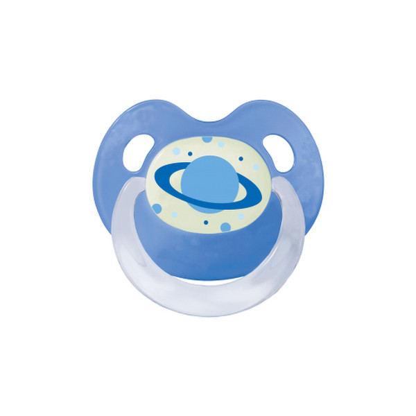 bibi 112348 Night baby pacifier Силиконовый Синий соска-пустышка