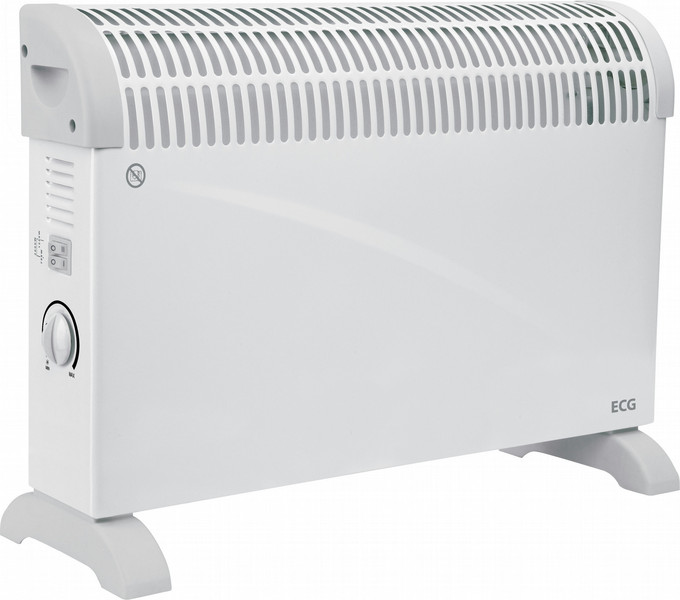ECG TK 2020 Floor Fan 2000W Grey,White electric space heater