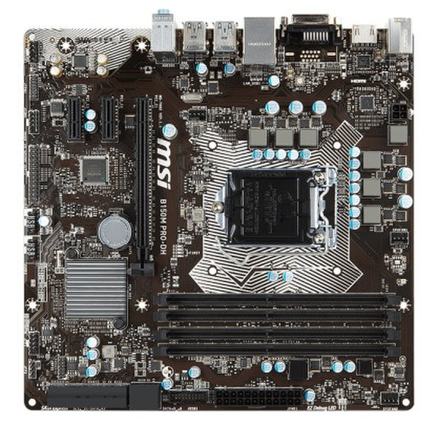 MSI B150M PRO-DH Intel B150 LGA1151 Mini ATX Motherboard