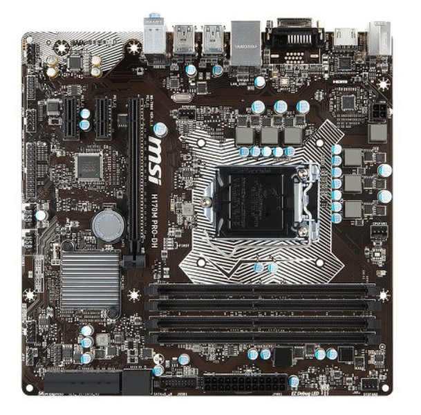 MSI H170M PRO-DH Intel H170 LGA1151 Mini ATX motherboard