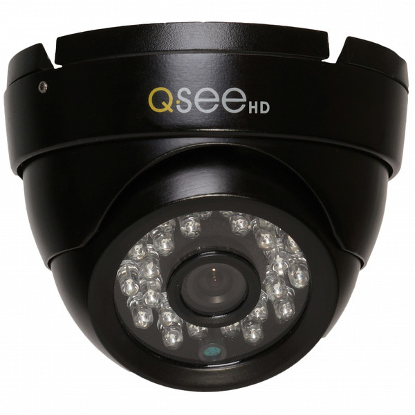 Q-See QTH7213D CCTV security camera В помещении и на открытом воздухе Dome Черный камера видеонаблюдения