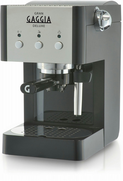 Gaggia RI8425/08 freestanding Manual Espresso machine 1L Black,Stainless steel coffee maker